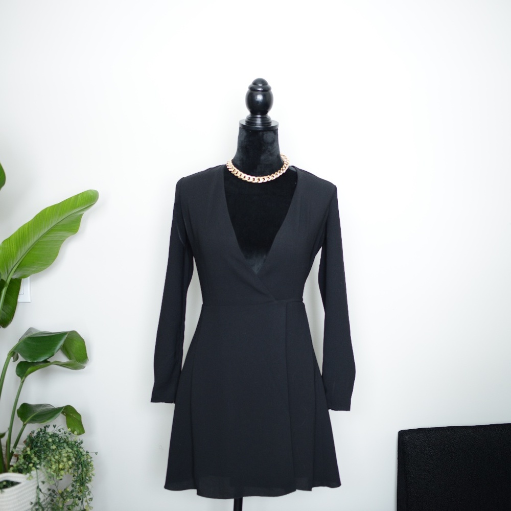 Wilfred x Aritzia | Silk Wrap Dress | Sz XXS